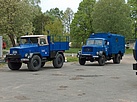 Die Kameraden aus Clausthal- Zellerfeld mit ihren Fahrzeugen.