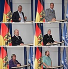 Grußworte der Gäste: Sönke Rix, Guido Pohlmann, Carsten Maaß, Lars Wichmann, Karin Wiemer-Hinz, Tjark Möncke.