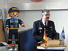 Kreiswehrführer Mathias Schütte sprach im Namen des Kreisfeuerwehrverbandes Rendsburg-Eckernförde seine Dank für die sehr gute Zusammenarbeit aus.