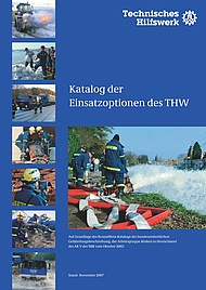 Katalog der Einsatzoptionen des THW.